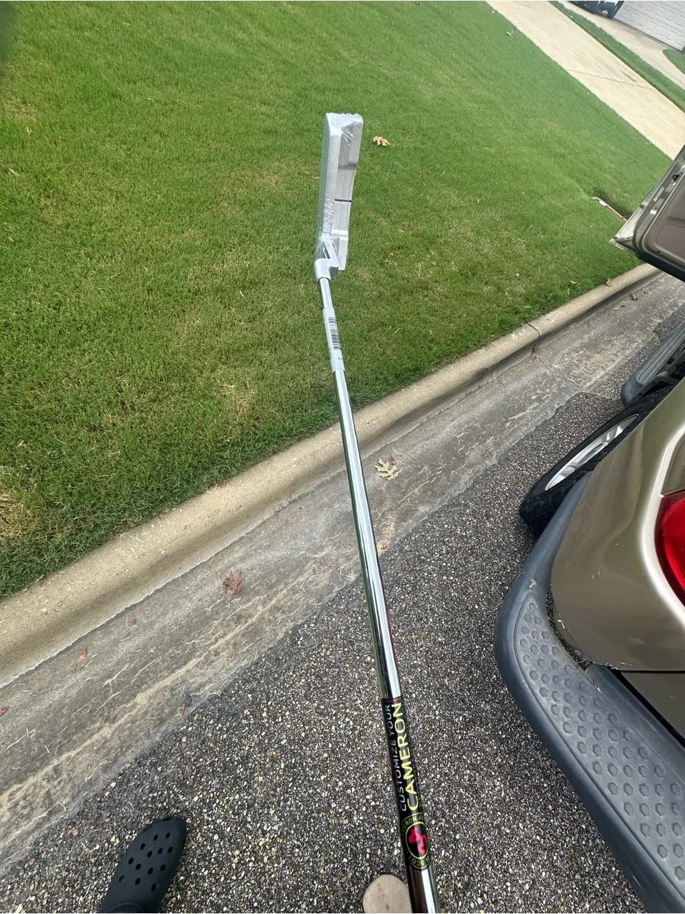 Scotty Cameron Super Select Newport 2 Putter Head in Silver with Red Logo